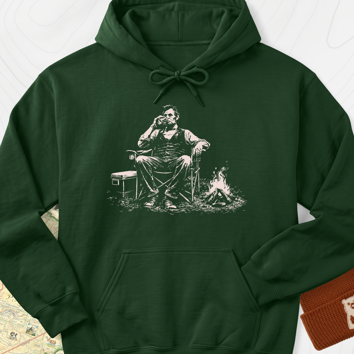 Lincoln Camp Break Hoodie - Forest Green