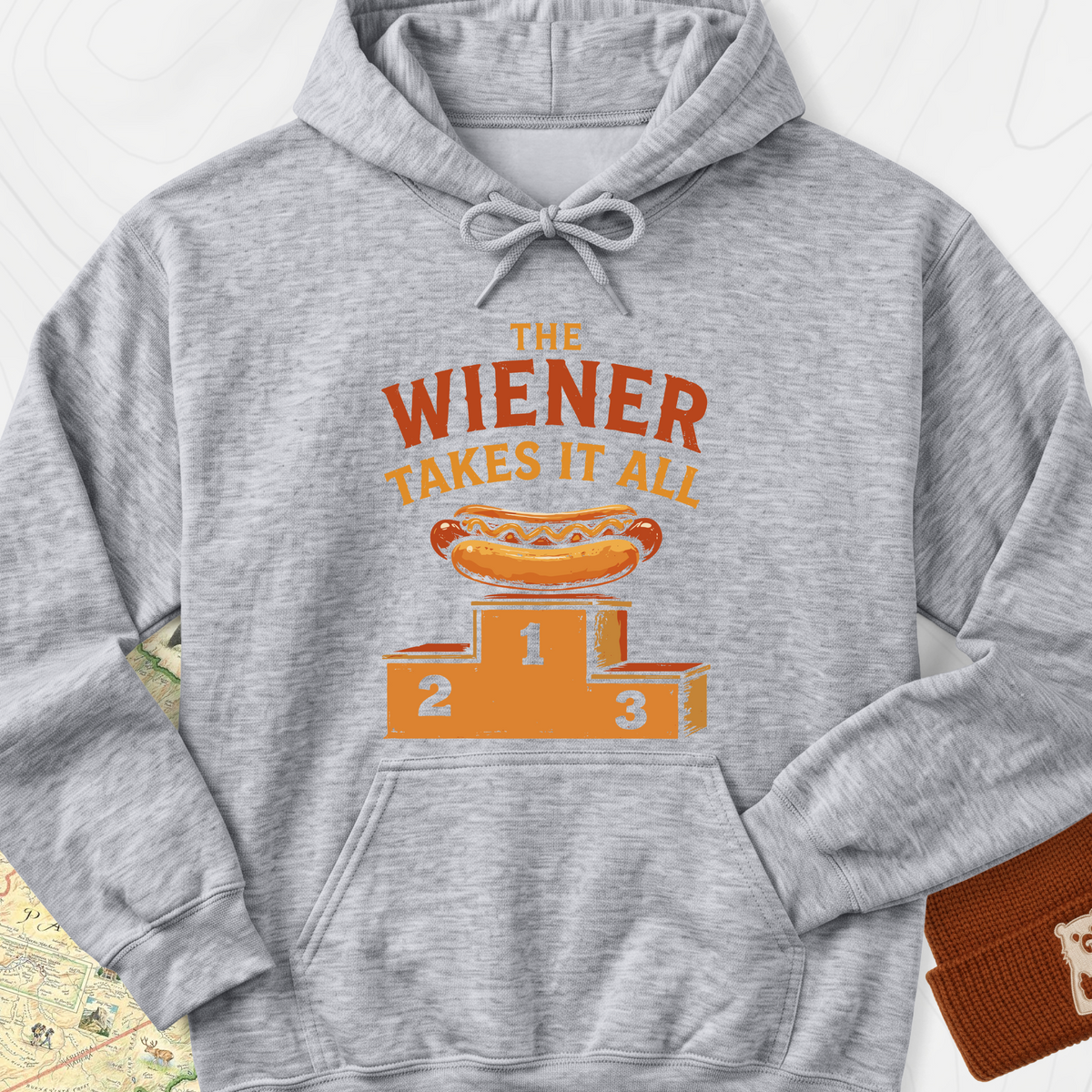 Wiener Winner Hoodie - Sport Grey