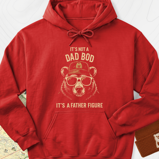Not a Dad Bod Hoodie - Red