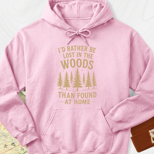 Lost in the Woods Hoodie - Light Pink
