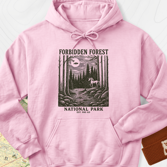 Forbidden Forest Hoodie - Light Pink