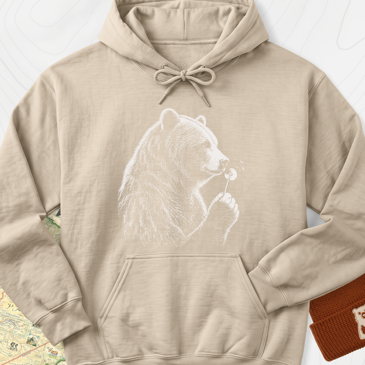 Bear Wish Hoodie - Sand