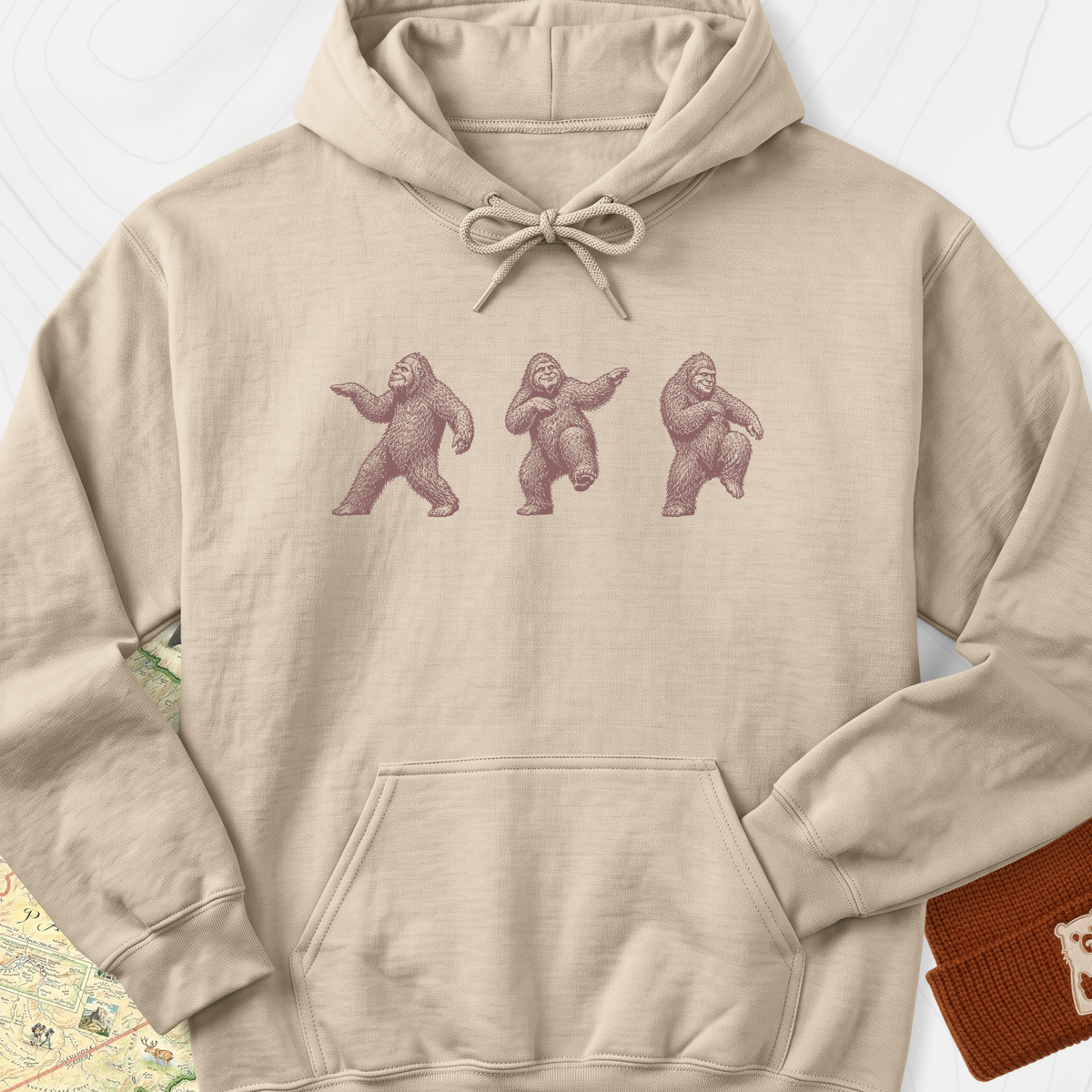 Bigfoot Dance Hoodie - Sand