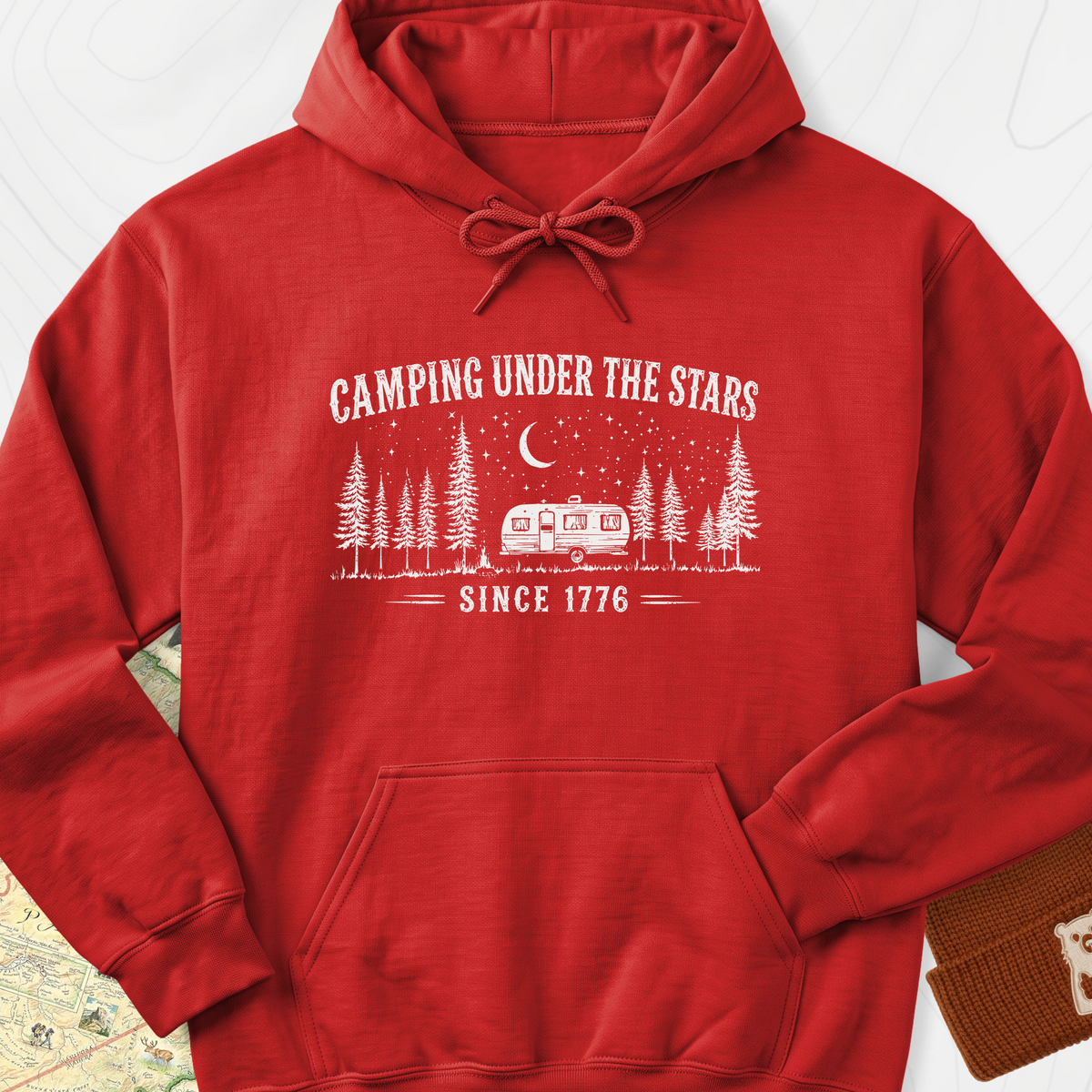 Under the Stars Hoodie - Red