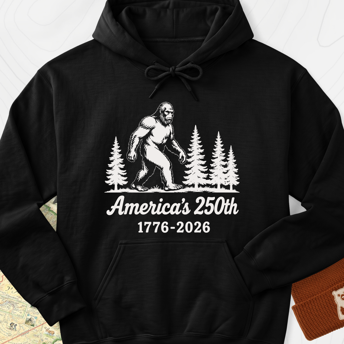 Bigfoot 250th Hoodie - Black