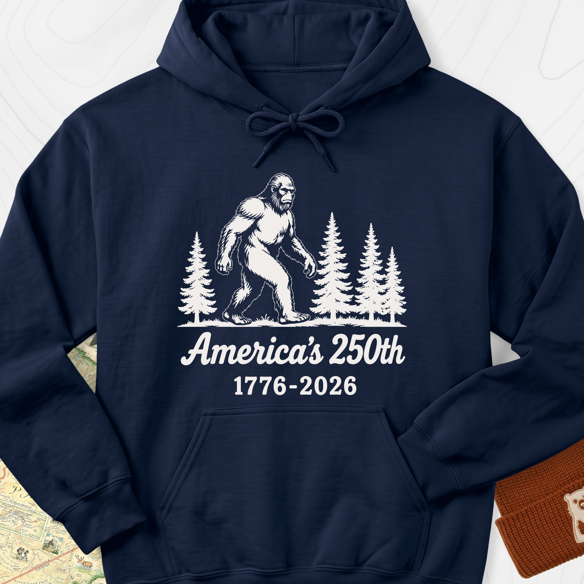 Bigfoot 250th Hoodie - Navy