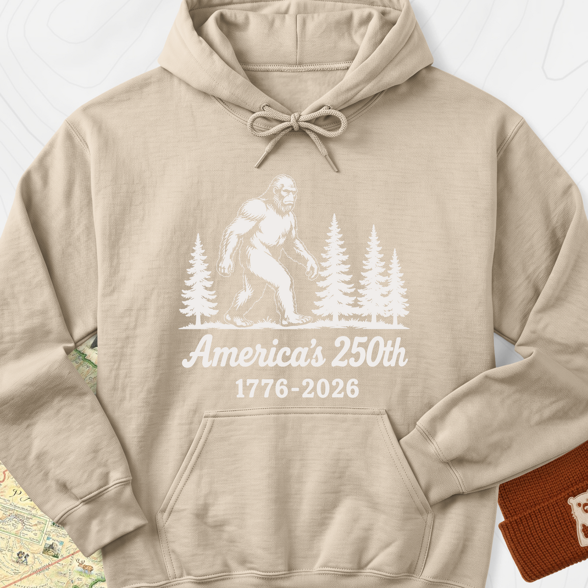 Bigfoot 250th Hoodie - Sand