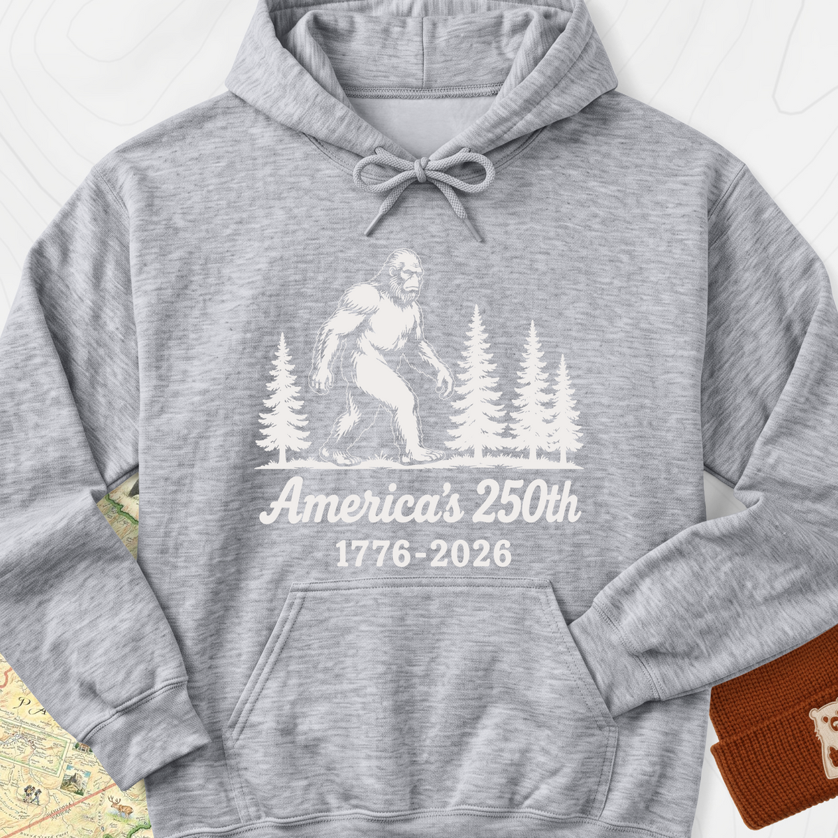 Bigfoot 250th Hoodie - Sport Grey