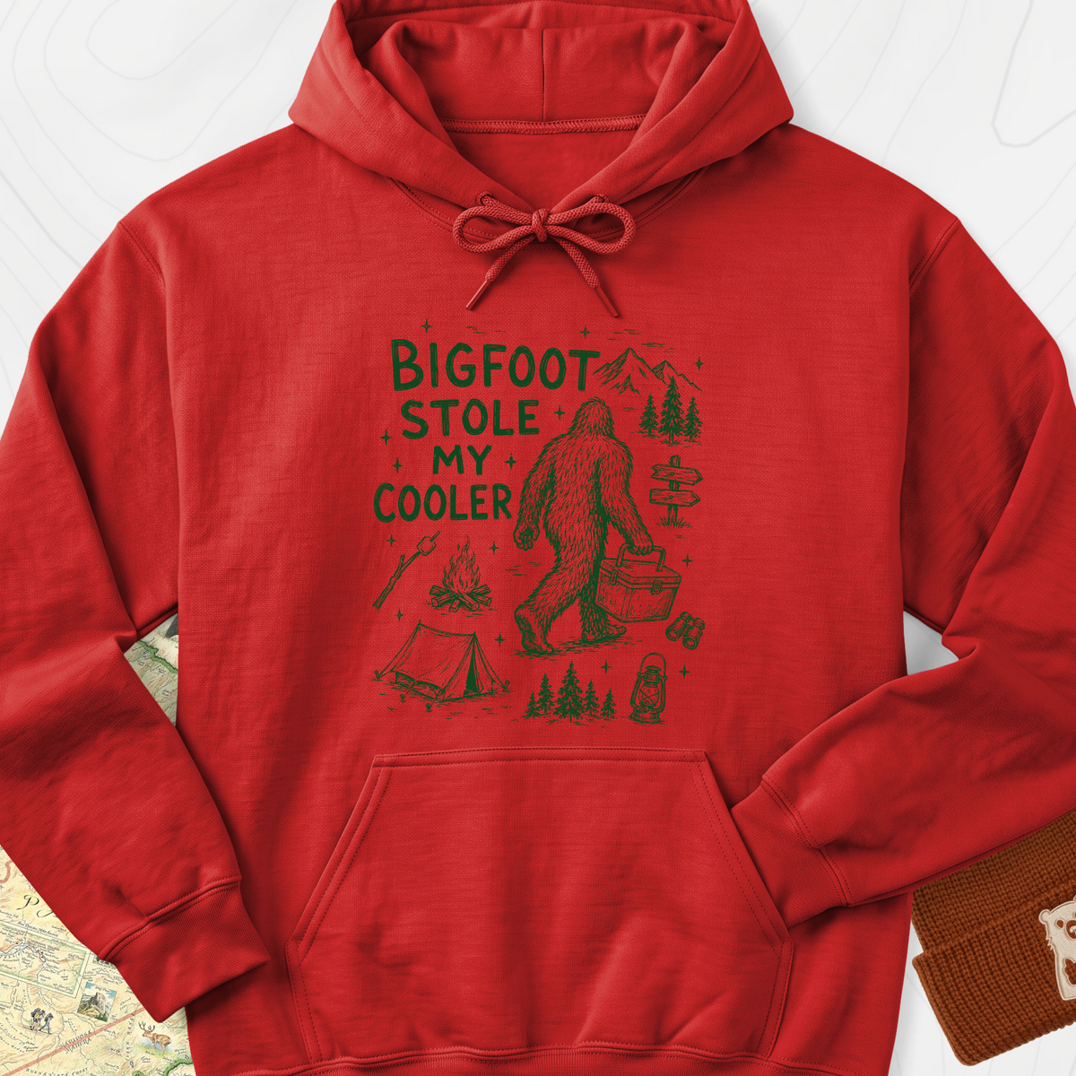 Cooler Thief Hoodie - Red