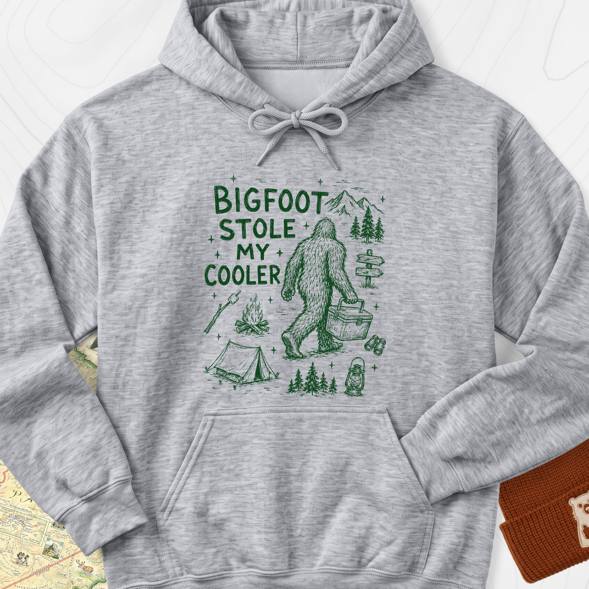 Cooler Thief Hoodie - Sport Grey