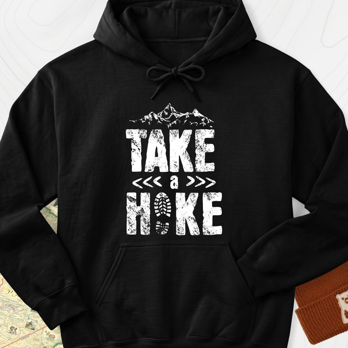Take a Hike Hoodie - Black