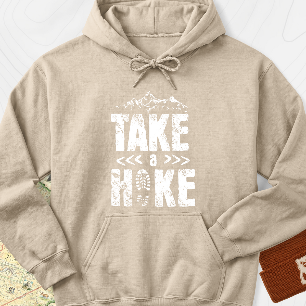 Take a Hike Hoodie - Sand