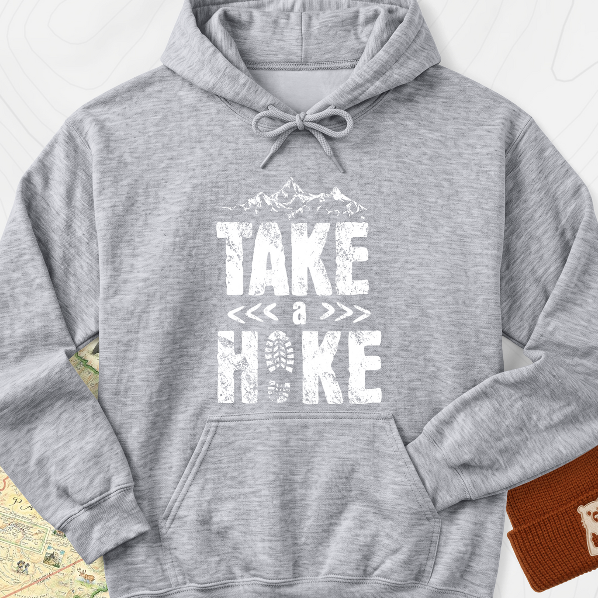 Take a Hike Hoodie - Sport Grey