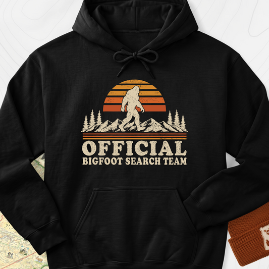Squatch Search Team Hoodie - Black