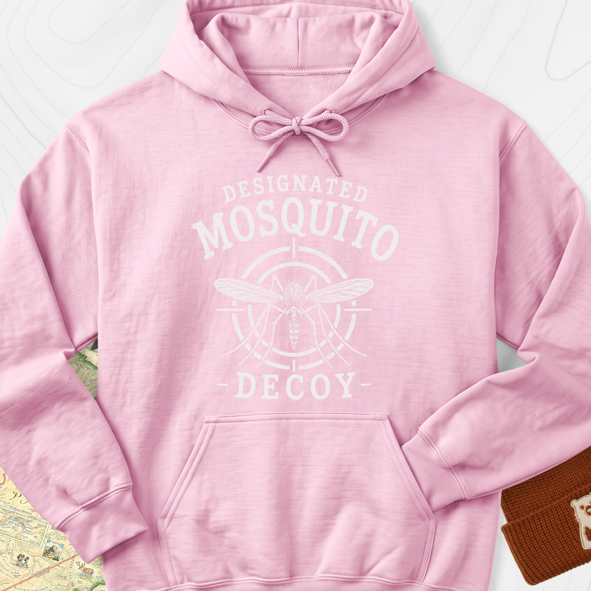Designated Mosquito Decoy Hoodie - Light Pink