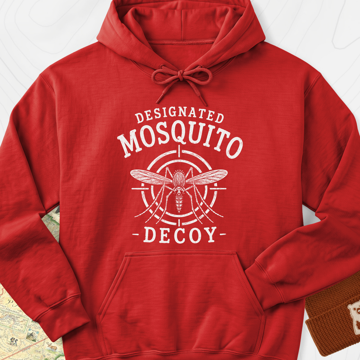 Designated Mosquito Decoy Hoodie - Red