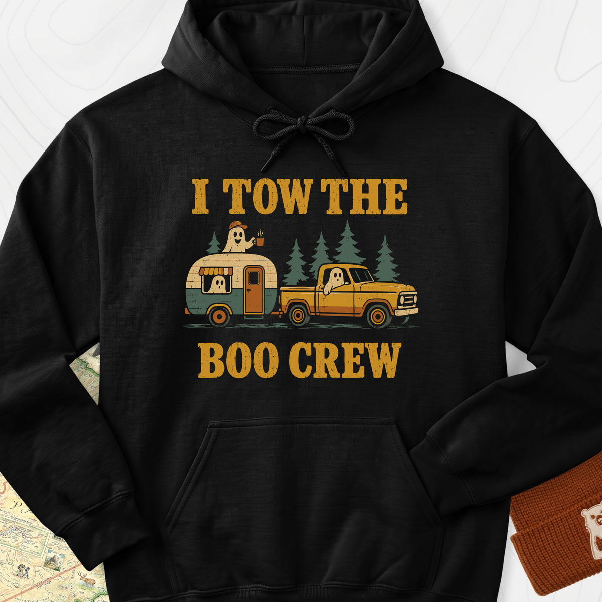 I Tow The Boo Crew Hoodie - Black