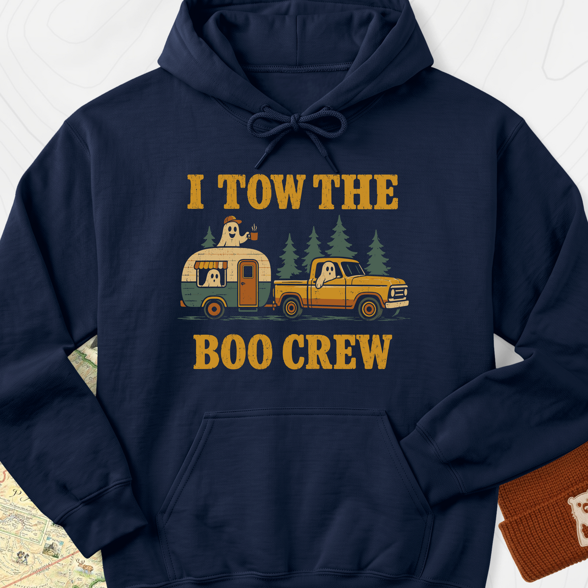 I Tow The Boo Crew Hoodie - Navy