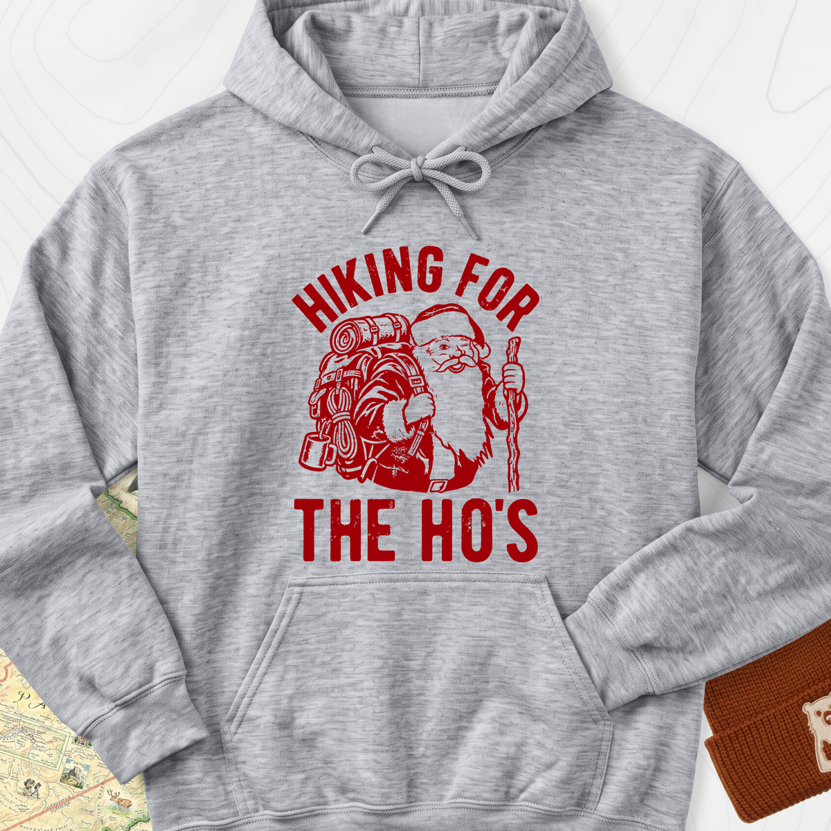 Hiking for the Ho's Hoodie - Sport Grey