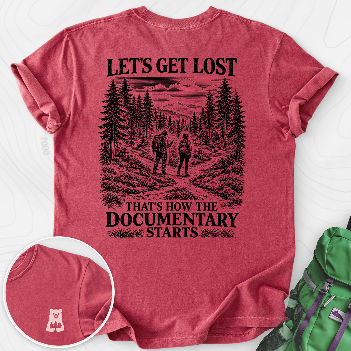 That's How the Documentary Starts Back Print — Crimson — Back print [studio:1WwbVDhLUf0A2dUvZvJtf9uljfGI5YOHF]
