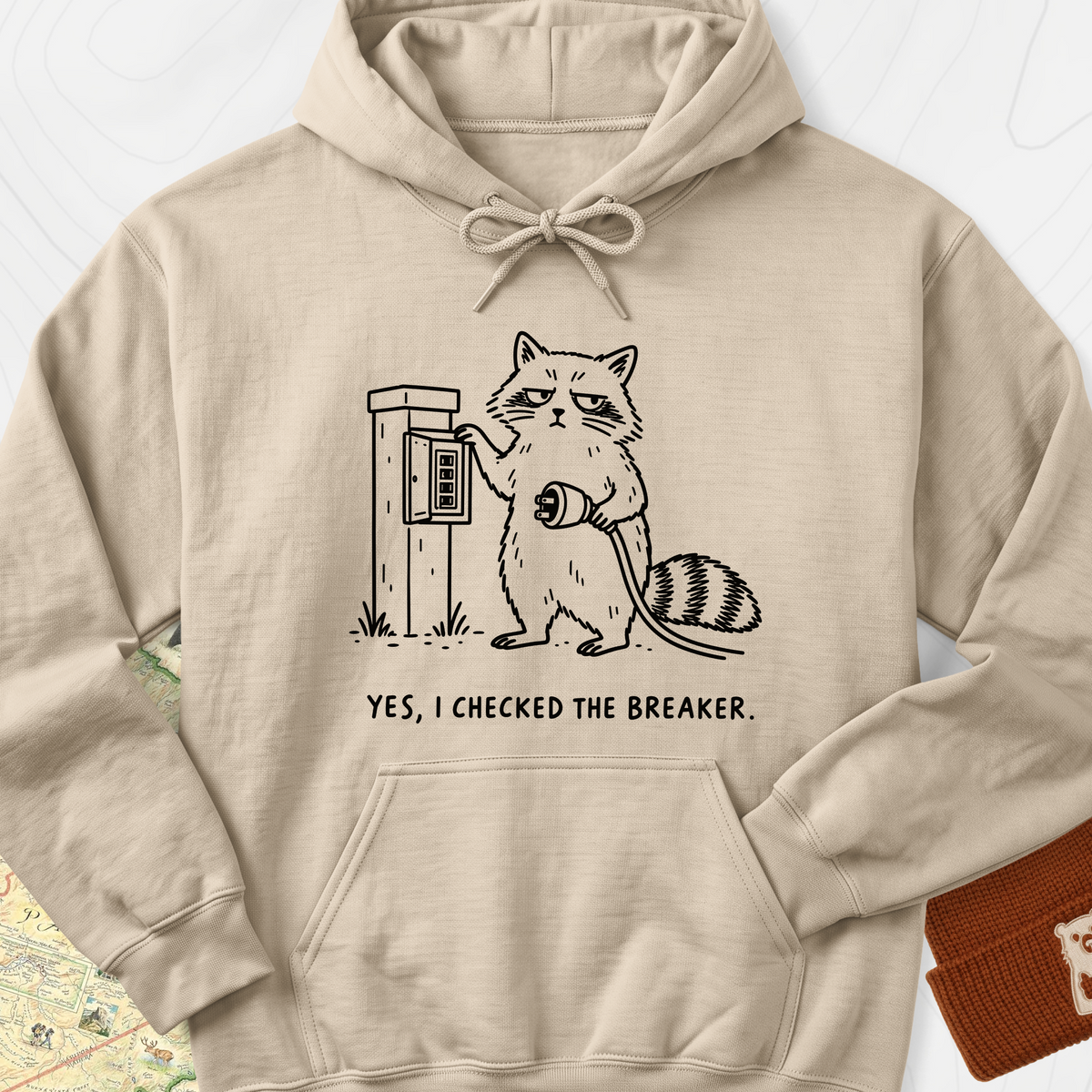I Checked the Breaker Hoodie — Sand — Front print [studio:1nR0KsldU2-T9HFt5vGmaL0fS7SAzE_29]