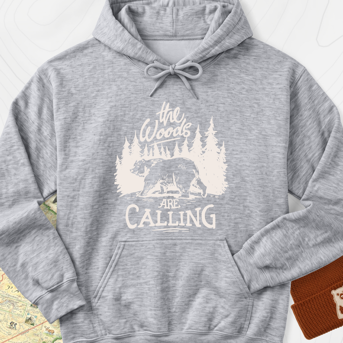 The Woods T-Shirt Hoodie - Sport Grey