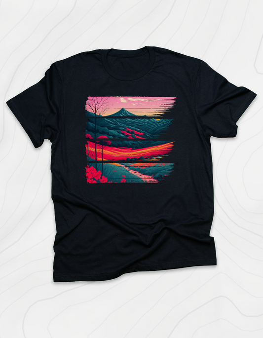 Red Rolling Hills T-Shirt