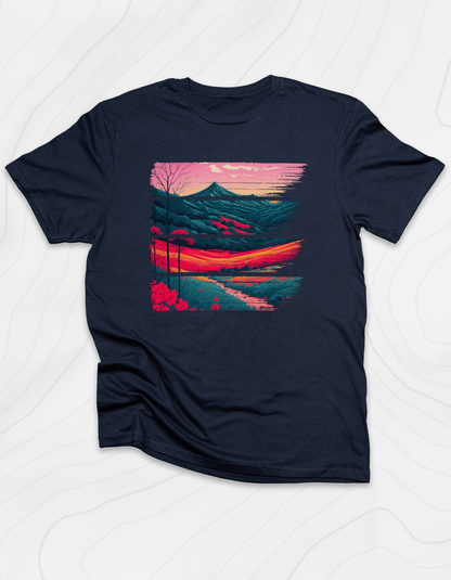 Red Rolling Hills T-Shirt