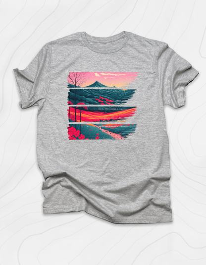 Red Rolling Hills T-Shirt