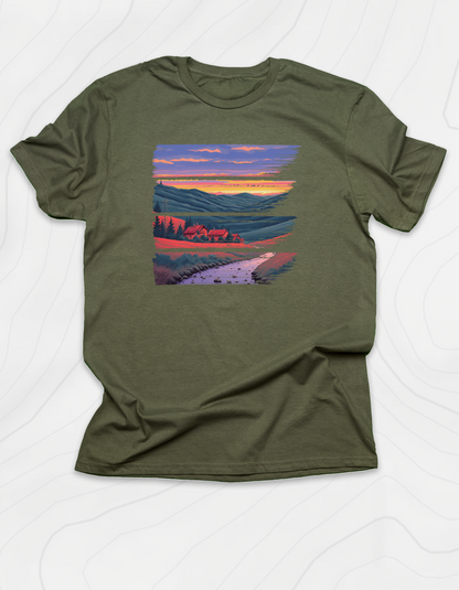 Retro Landscape T-Shirt