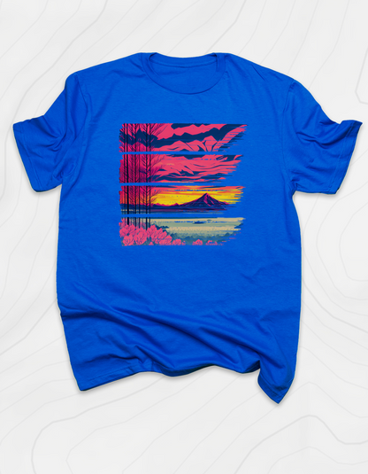 Red and Pink Sunset T-Shirt