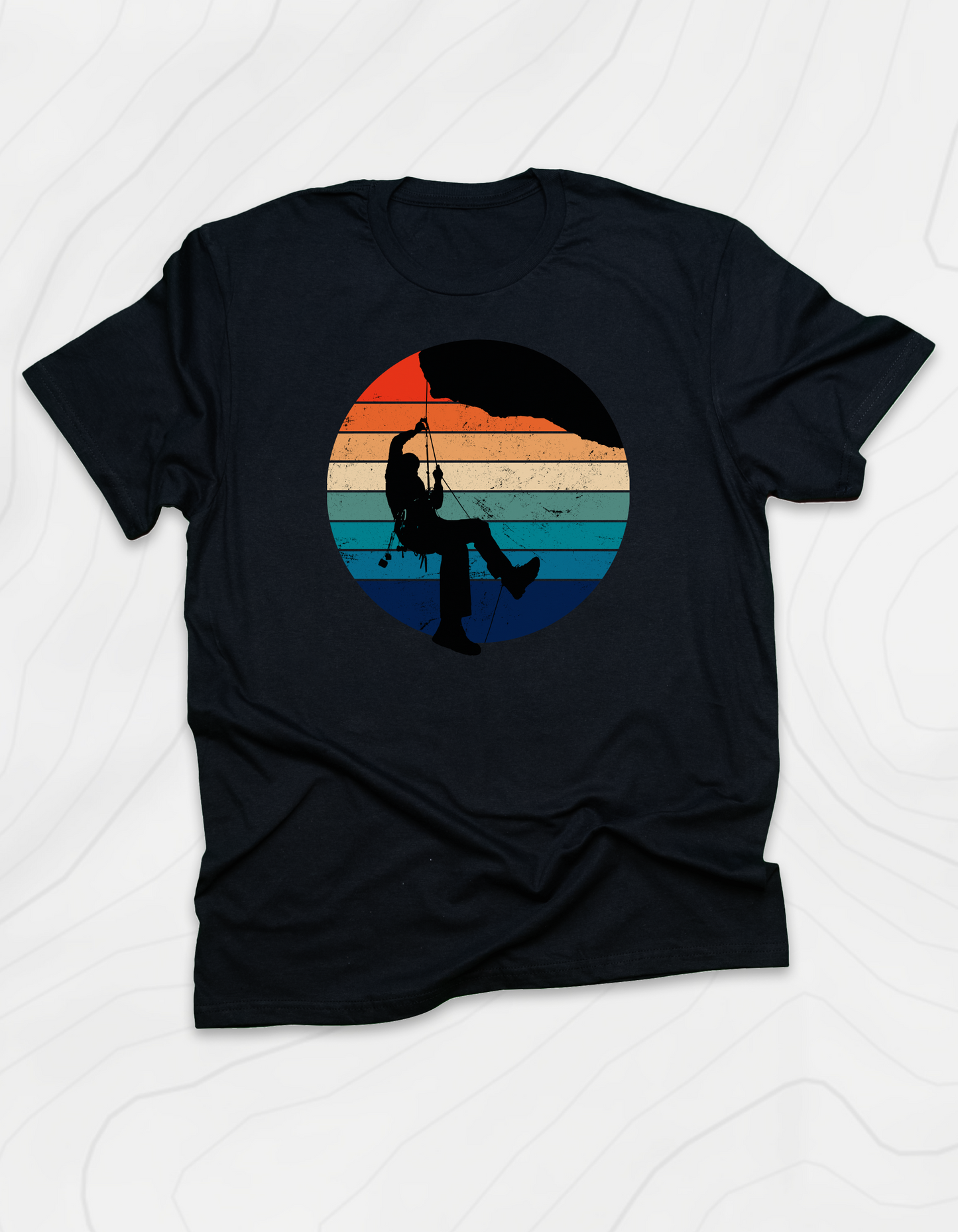 Retro Sunset Climber T-Shirt