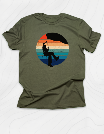 Retro Sunset Climber T-Shirt