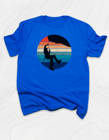 Retro Sunset Climber T-Shirt