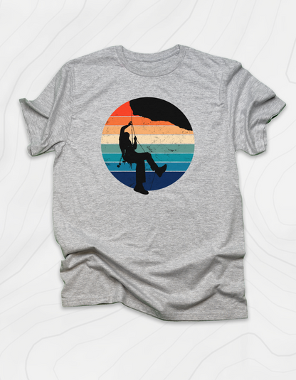 Retro Sunset Climber T-Shirt