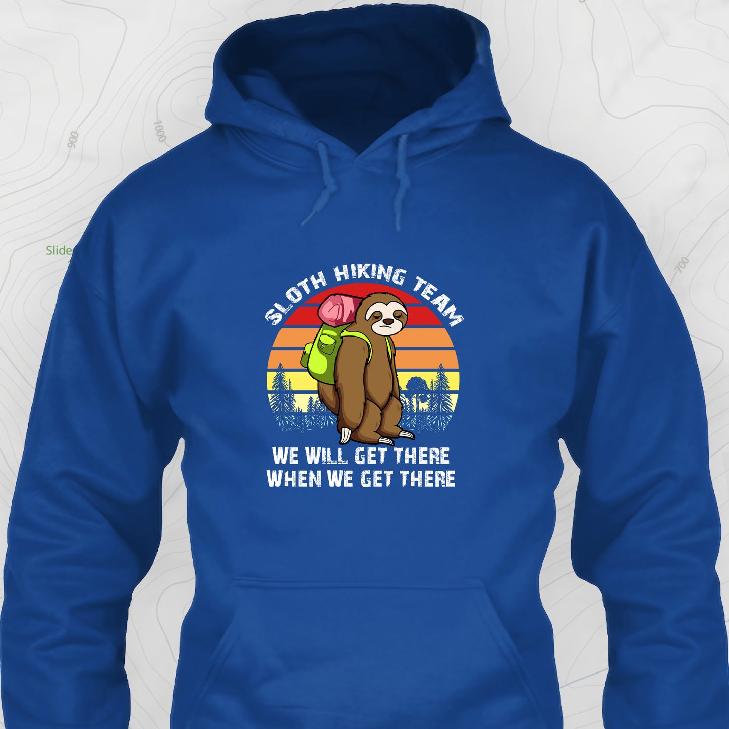 Sloth Hiking Team Hoodie