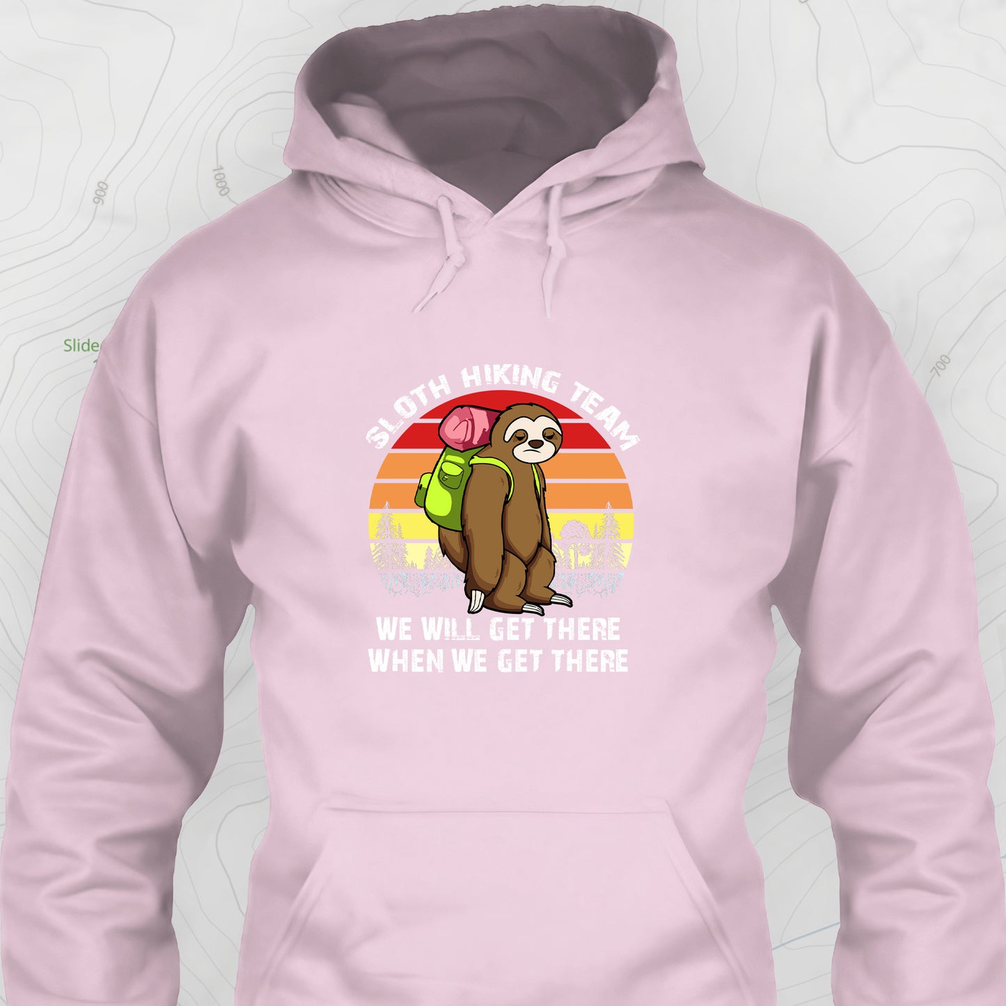 Sloth Hiking Team Hoodie